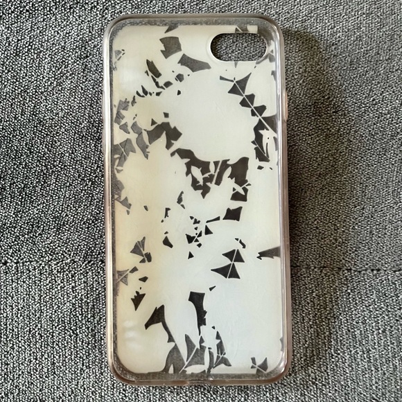 Gray Floral iPhone 8 Case - Picture 2 of 3